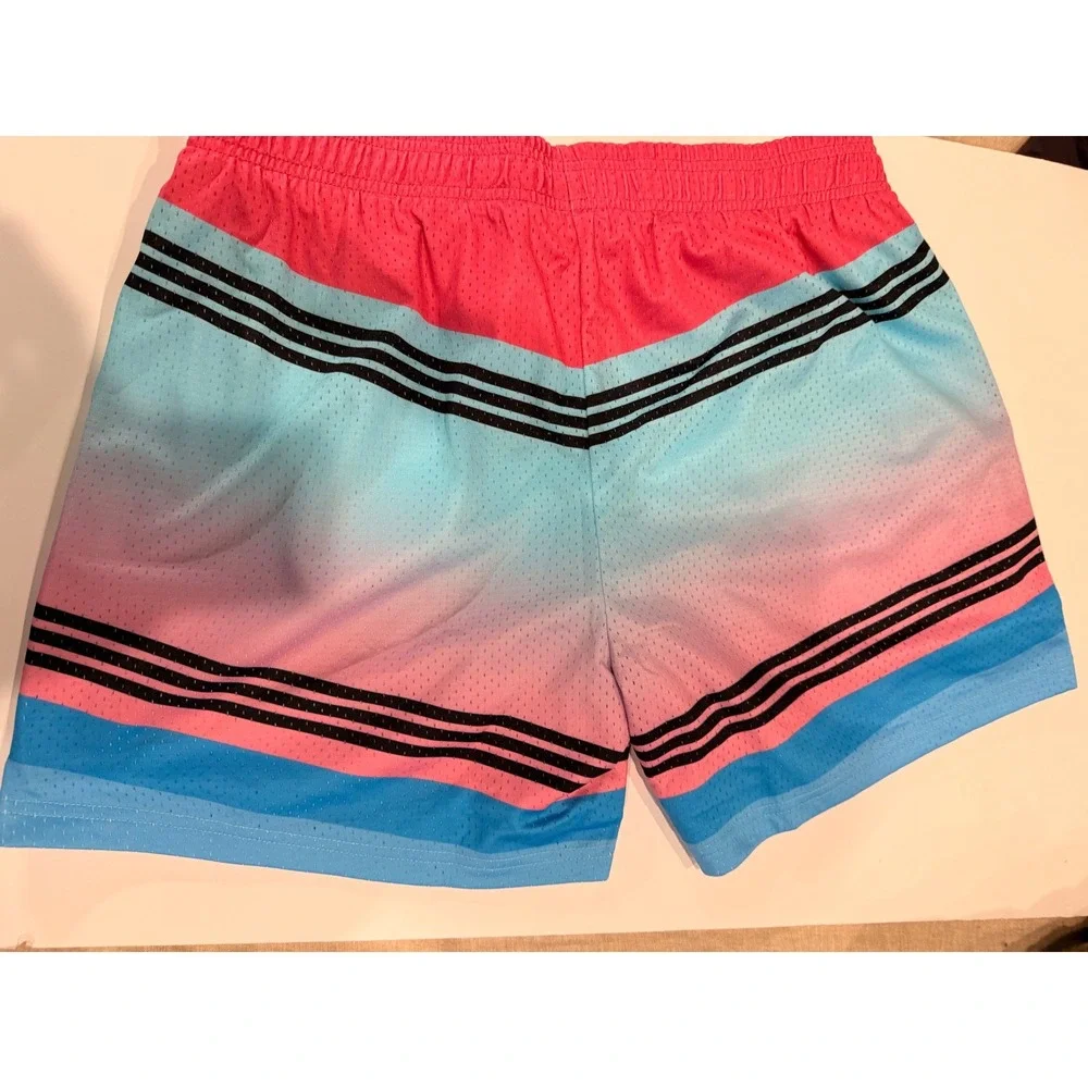 Baseball Lifestyle 101 Crayon Shorts Cotton Candy Gradient Pink Blue Men Medium
